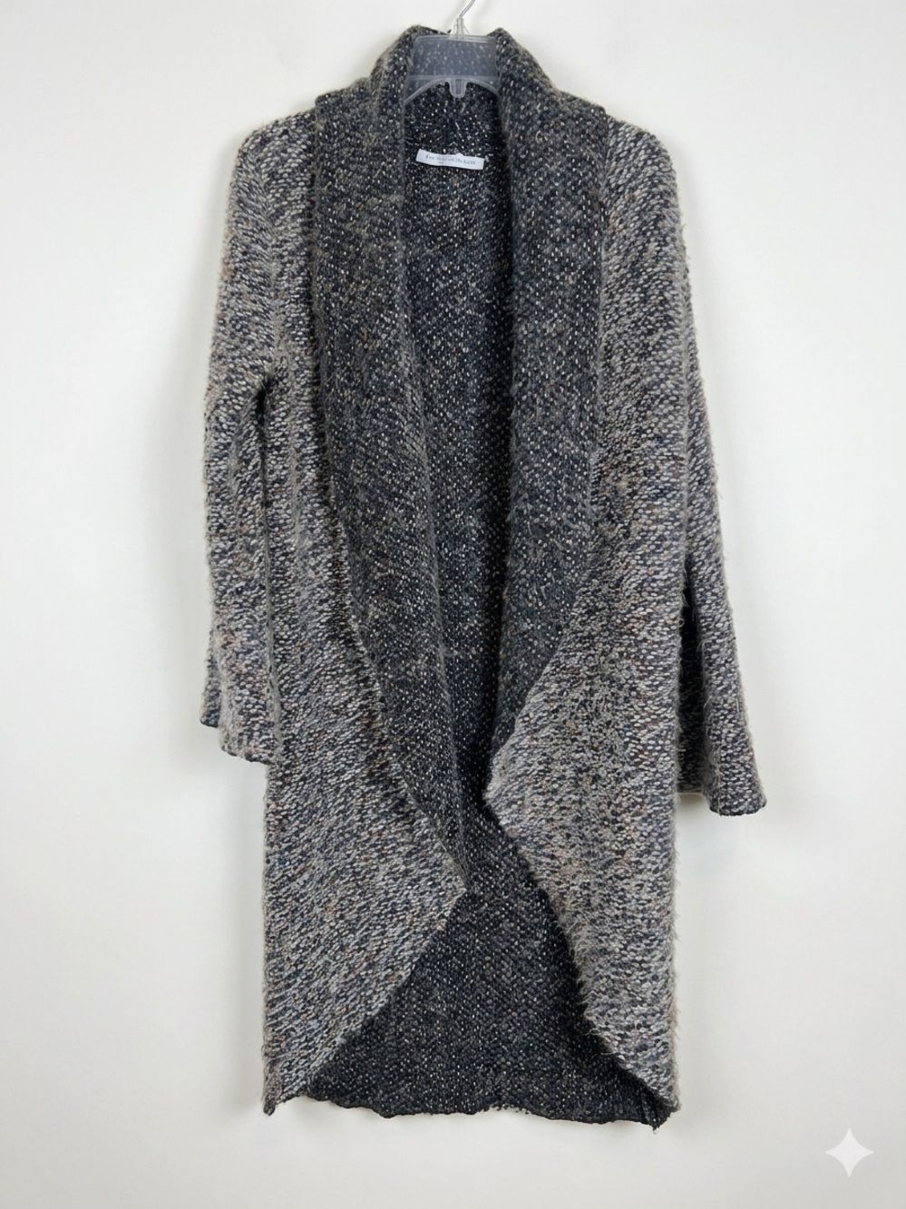 Bryn Walker Bouclé Wrap Coat Cardigan Isle of Skye Medium